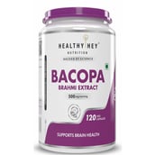1 - HealthyHey Nutrition Bacopa Brahmi Extract, 120 capsules