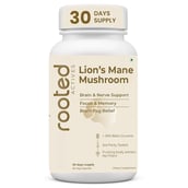 1 - Rooted Active Naturals Lion's Mane Organic Mushroom Extract, 60 veggie capsule(s)
