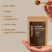 4 - Rooted Active Naturals Shiitake Organic Mushroom Extract, 60 g