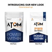 2 - AS-IT-IS Nutrition ATOM PWR Whey Protein XL,  2.2 lb  Choco Hazel Fusion 