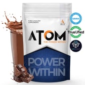 1 - AS-IT-IS Nutrition ATOM PWR Whey Protein XL,  4.4 lb  Double Rich Chocolate 