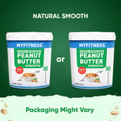2 - Myfitness by brnd.me Natural Peanut Butter, 1.25 kg Smooth