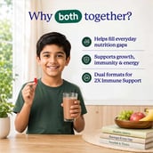 5 - Gritzo Supermilk Immunity Kit, 400 g Chocolate for Boy 7-12 Yrs with Gummies