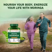 3 - Pure Nutrition Organic Moringa 1200mg,  180 tablets 