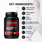 6 - MuscleTech Nitrotech Ripped Low Fat Whey Protein, 1.99 lb French Vanilla Bean