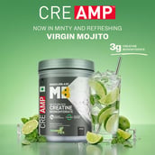 2 - MuscleBlaze Creatine Monohydrate CreAMP, Virgin Mojito 0.71 lb
