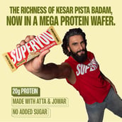2 - Superyou Mega Protein Wafer, 6 bar(s) Kesar Pista Badam