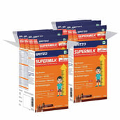20 - Supermilk Gritzo Growth+ for Boy 7 to 12 years,  333 g  Double Chocolate (Pack of 10) 