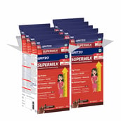 10 - Supermilk Gritzo Growth+ for Girl 13+ years,  334 g  Double Chocolate (Pack of 10) 