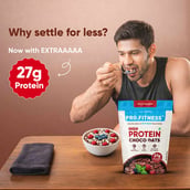 10-(7 - Pro.Fitness High Protein Oats,  900 g  Chocolate 