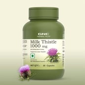 9 - GNC Milk Thistle 1000mg,  60 capsules 