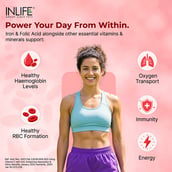 4 - INLIFE Iron + Folic Acid, Unflavoured 60 tablet(s)
