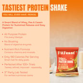 2 - FitFeast Protein Shaker, 7 sachets/pack Malai Kulfi
