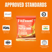 7 - FitFeast Protein Shaker, 7 sachets/pack Malai Kulfi