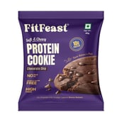 14 - FitFeast Protein Cookie,  40 g  Chocolate Chips (Pack of 6) 