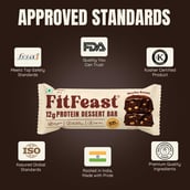 4 - FitFeast Protein Dessert Bar, 6 bar(s) Mocha Boost