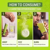 6 - MuscleBlaze L-Carnitine PRO - 3300mg Triple Strength Formula Effervescent,  10 tablet(s)  Key Lime