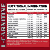 3 - Ripped Up Nutrition Liquid L-Carnitine 3500mg, 450 ml Orange Mango