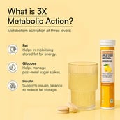 6 - HealthKart HK Vitals 3x Metabolic ACV + Berberine Effervescent, 30 tablet(s) Masala Lemon (Pack of 2)