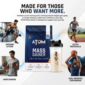 11 - AS-IT-IS Nutrition ATOM PWR Mass Gainer,  2.2 lb  Mango Fusion 