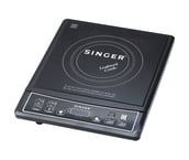 Singer IK-84 Induction Cooktop &  Induction Cookware,  Black 