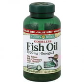 Nature's Bounty Odorless Fish Oil (1200 mg),  200 softgels 