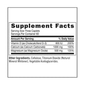 supplement - GNC Calcium Plus 1000 with Magnesium & Vitamin D 3,  180 caplets  Unflavoured 
