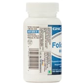 back - GNC Folic Acid (800 mcg),  Unflavoured  100 tablet(s) 