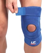 4 - LP Support Knee Support Open Patella (758), Blue Free Size
