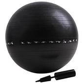 B Fit USA Gym Ball with Pump, Black 85 cm