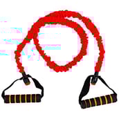 B Fit USA Premium Resistance Band with Nylon Cover and Bag,  Red Level 1  Free Size 