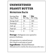 Supplement - The Butternut Co. Unsweetened Peanut Butter, 1 kg Creamy
