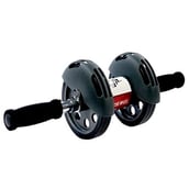 B Fit USA Double Exercise wheel with Spring (AB3411),  Black & Red  31 cm x 15 cm x 15 cm 