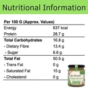 nutritionalinfo - Jus Amazin Peanut Butter,  200 g  Sweet n Salty with Crunchy Flax 