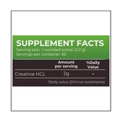 supplement - Nutrition Planet Creatine HCL,  Green Apple  0.24 lb 
