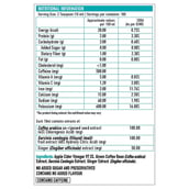nutritionfact - HealthKart Apple Cider Vinegar with Mother NZ, 1 L Ginger, Garcinia & Green Coffee
