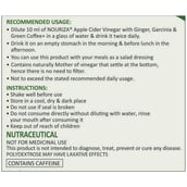 4 - HealthKart Apple Cider Vinegar with Mother,  0.5 L  Ginger, Garcinia & Green Coffee 