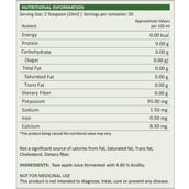 4 - HealthKart Apple Cider Vinegar with Mother,  0.5 L  Unflavoured 