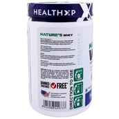 back - HealthXP Natures Raw Whey Protein, 1.1 lb Unflavoured