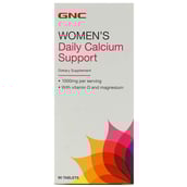 1 - GNC Women's Daily Calcium Support,  90 tablet(s)  Unflavoured 