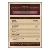 Supplement - Nouriza Snack Bar,  10 Piece(s)/Pack  Dark Chocolate 