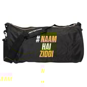 MuscleBlaze Naam Hain Ziddi Gym Bag, Black