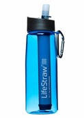 LifeStraw Go Personal Water Purifier Water Bottle, Blue