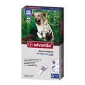 Bayer Advantix spot-on for dog, spot-on for dog 10 to 25 kg