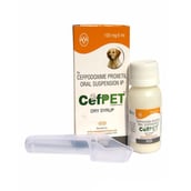 Intas Cefpet Dry Syrup, Dog 100mg/5 ml