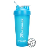 1 - Strauss Recharge Shaker Bottle,  Blue  600 ml 