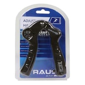 3 - Strauss Adjustable Hand Grip Strengthener with Counter,  Black 