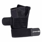 3 - Strauss Thumb Support with Wrist Wrap,  Black  Free Size 