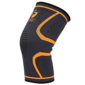Fashnex Knee Support Gear, Orange & Black XL