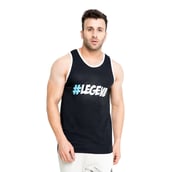 1 - Aesthetic Bodies Men's LongLine Stringer,  Black  XS 